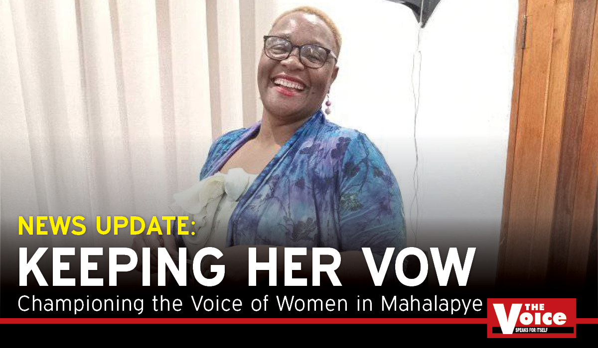 Keeping her vow