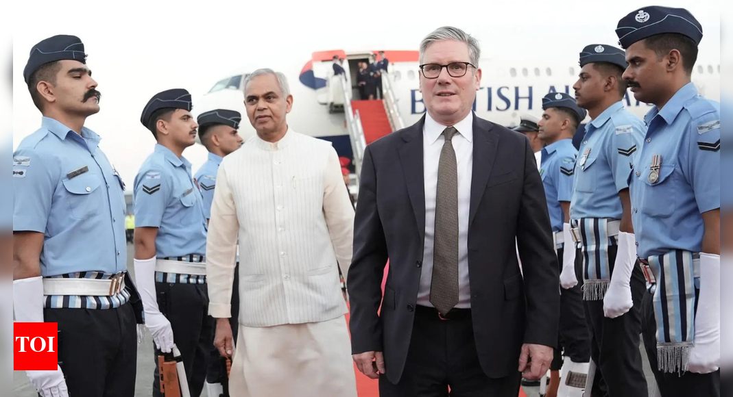 Keir Starmer in India for two days: UK PM lands in Mumbai; will meet PM Modi to discuss India-UK ties | India News