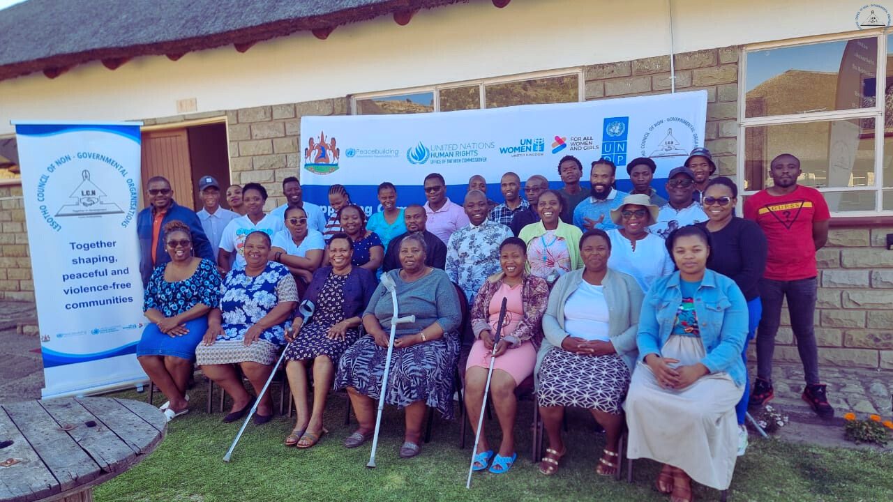 LCN and UNDP Empower Trainers to Advance Community-Driven Peacebuilding in Lesotho