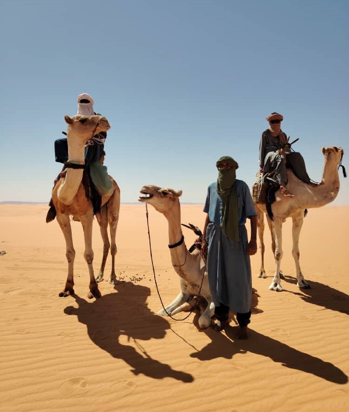A group of Libyan camel (Mahari) riders who took part in the camel race during the three-day Tajirhi International Festival (TIF) on 15-17 October 2025. (TIF photo)