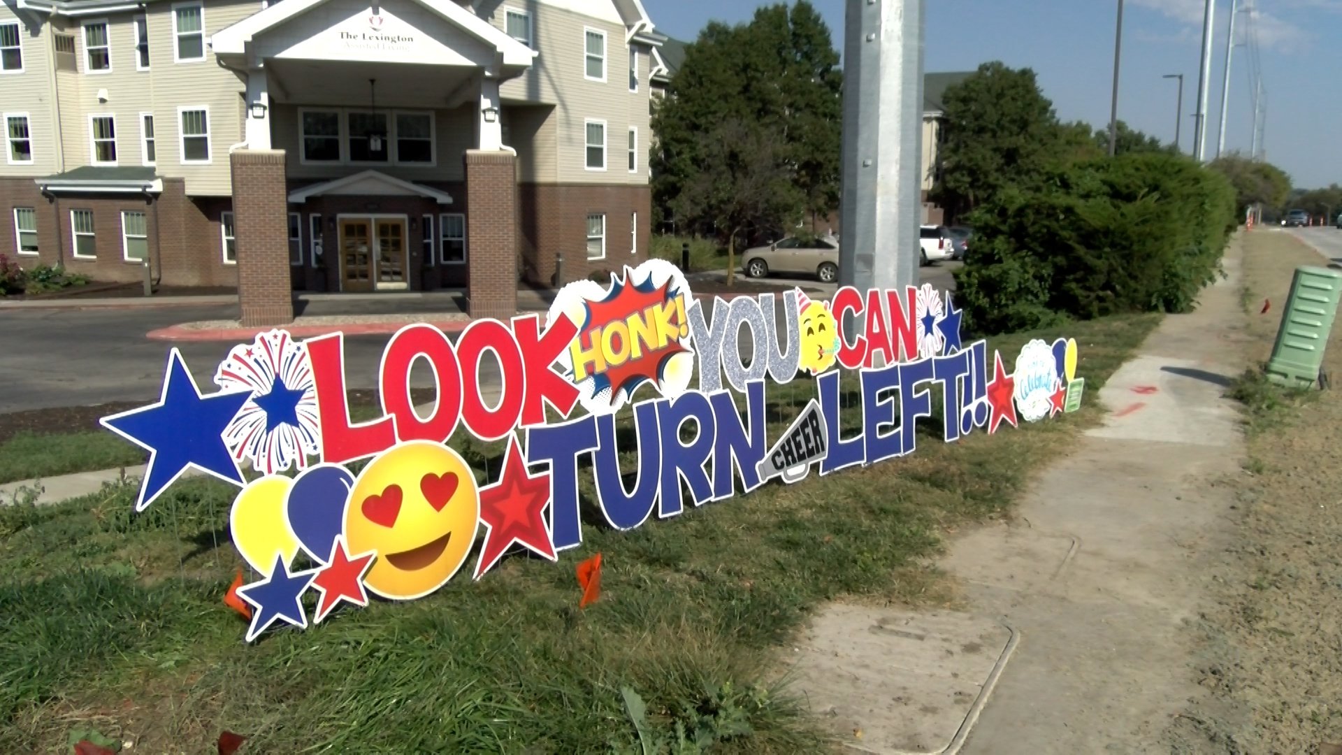Lincoln business celebrates 56th street construction progress with massive sign
