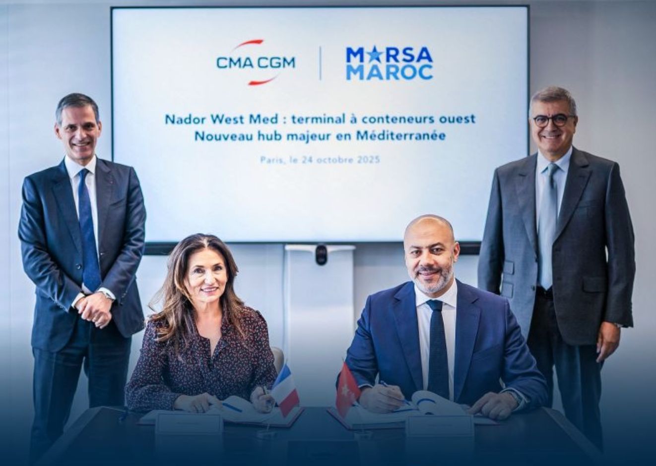 Marsa Maroc, CMA CGM Finalize Deal for Nador West Med Container Terminal