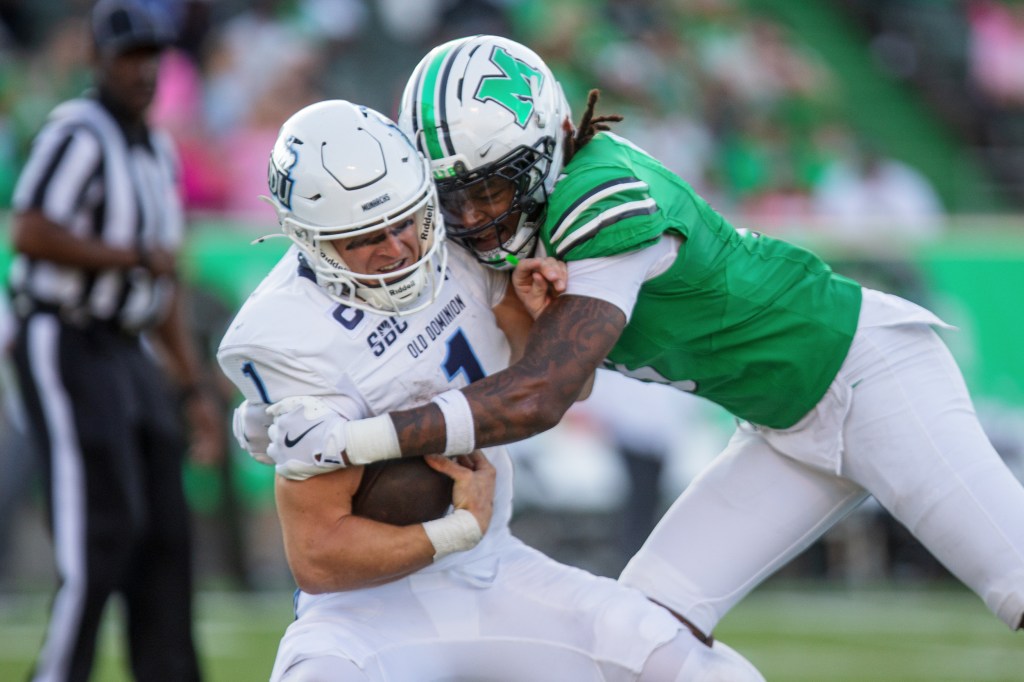 Marshall dominates ODU, forces 5 turnovers in Sun Belt Conference win