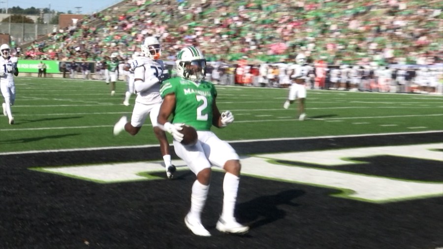 Marshall gets a resounding upset win over Old Dominion 48-24