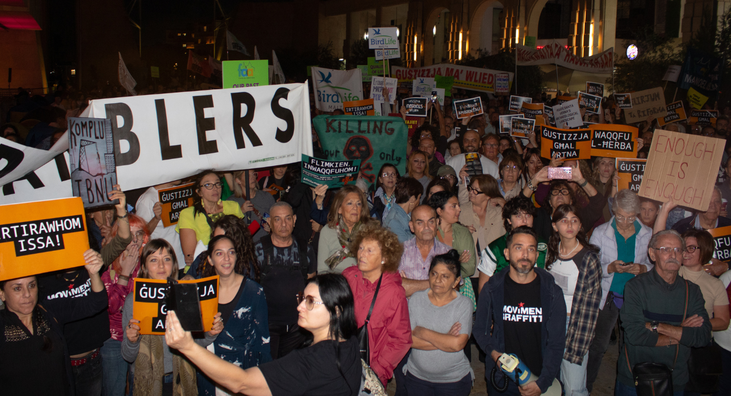 Massive turnout for Budget Day protest sends clear message to government on planning bills