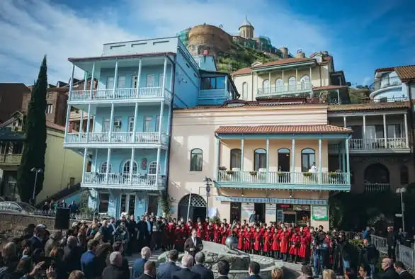 Memorial Board for Anzor Erkomaishvili unveils in Tbilisi