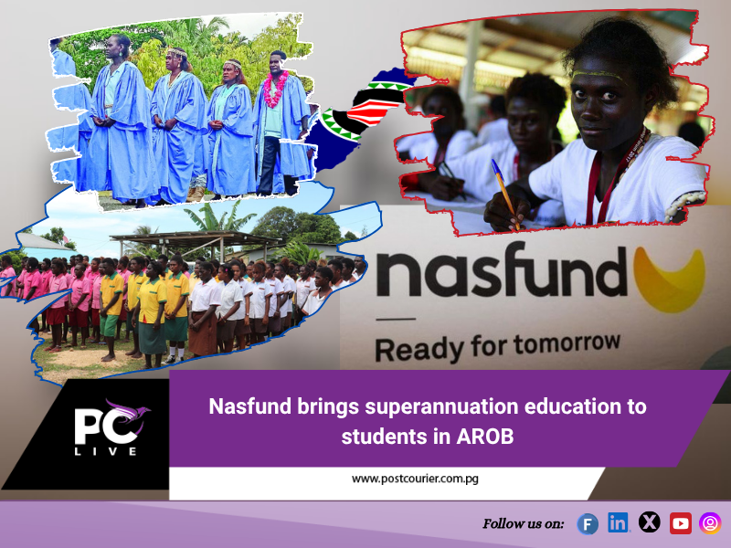 Nasfund brings superannuation education to students in AROB