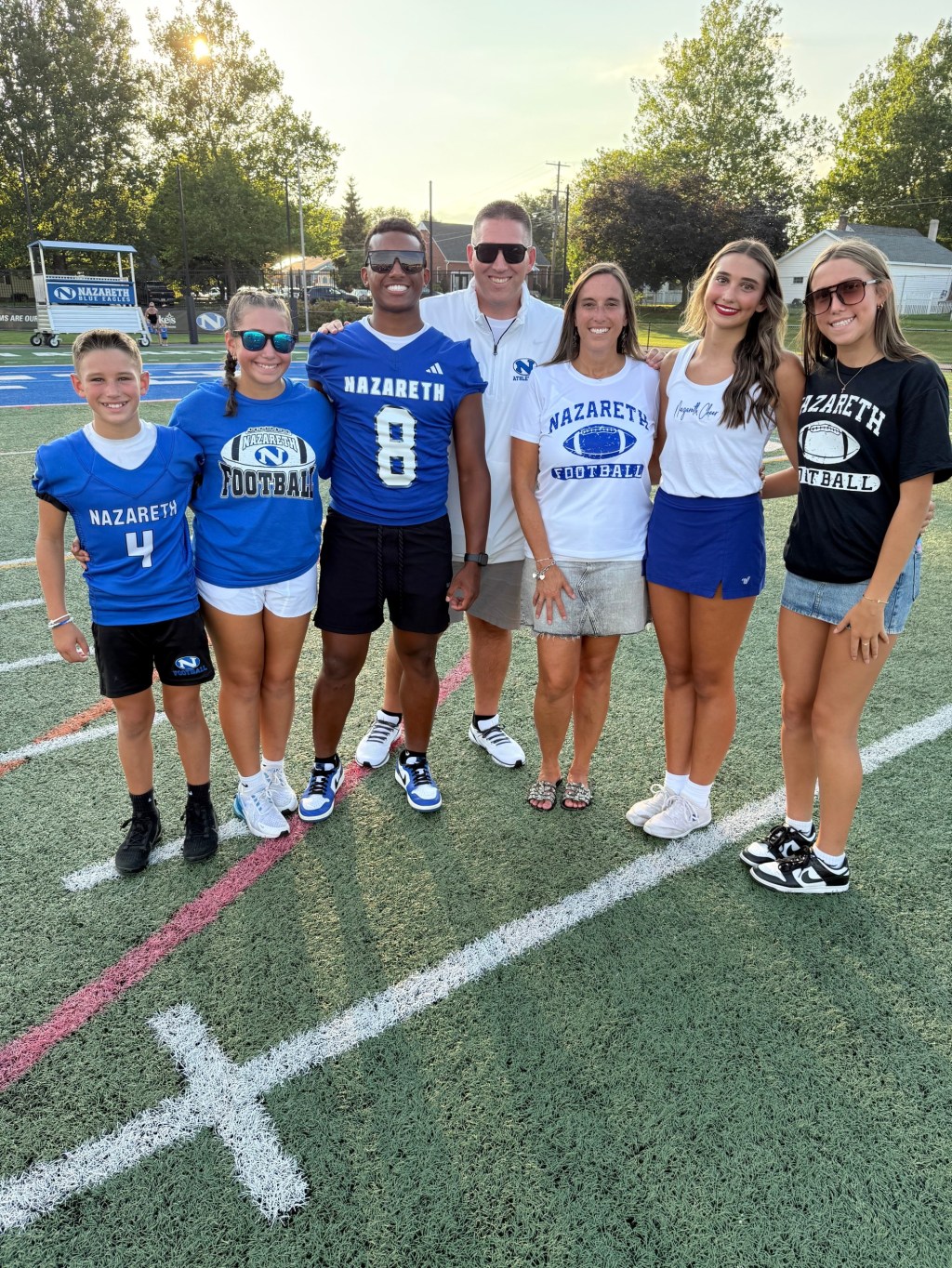 Nazareth football's Jayden Wolf an inspiration to Blue Eagles