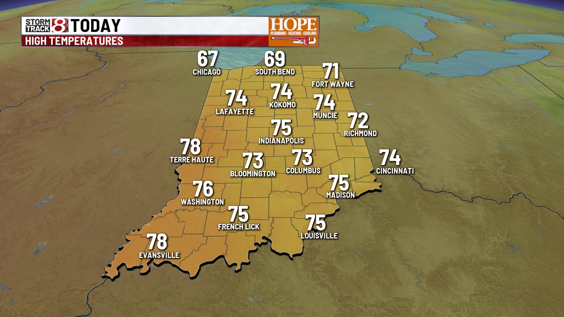 Near perfect weather continues | Oct. 12, 2025 - Indianapolis News | Indiana Weather | Indiana Traffic