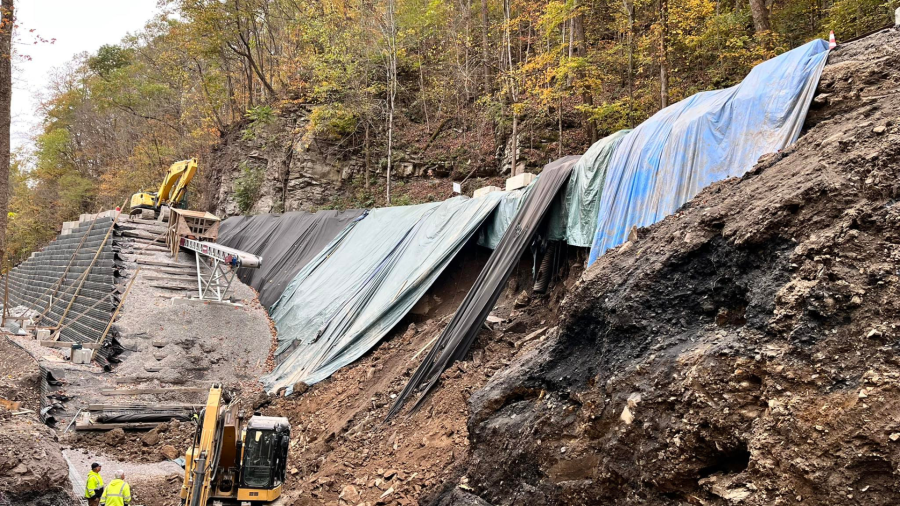 New River Gorge access road closed until spring after 'failure'