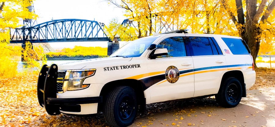 One injury in rollover crash near Cray