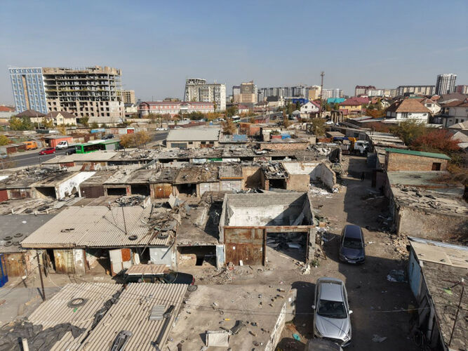 Over 1,000 garages being demolished in Bishkek -