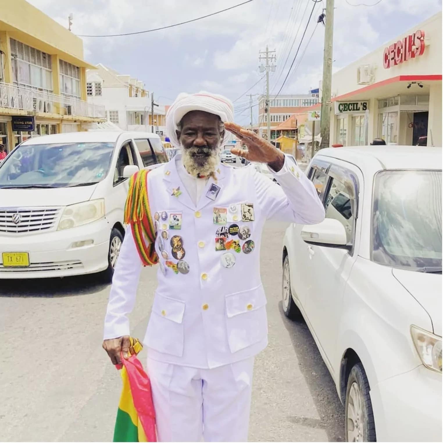 PM Browne Pays Tribute to Rastafarian Elder King Saggi-Fu