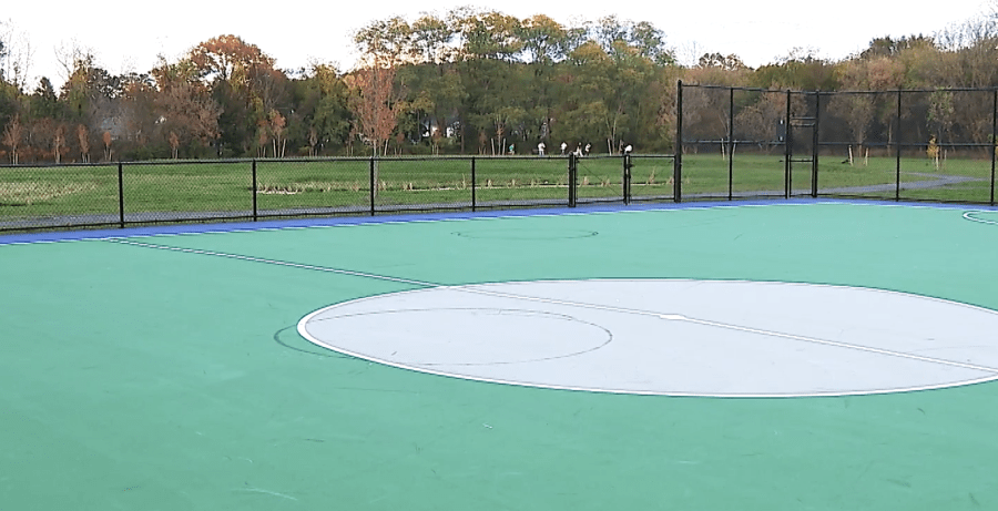 Police: Motorbike rider vandalized new Kent Heights Park court