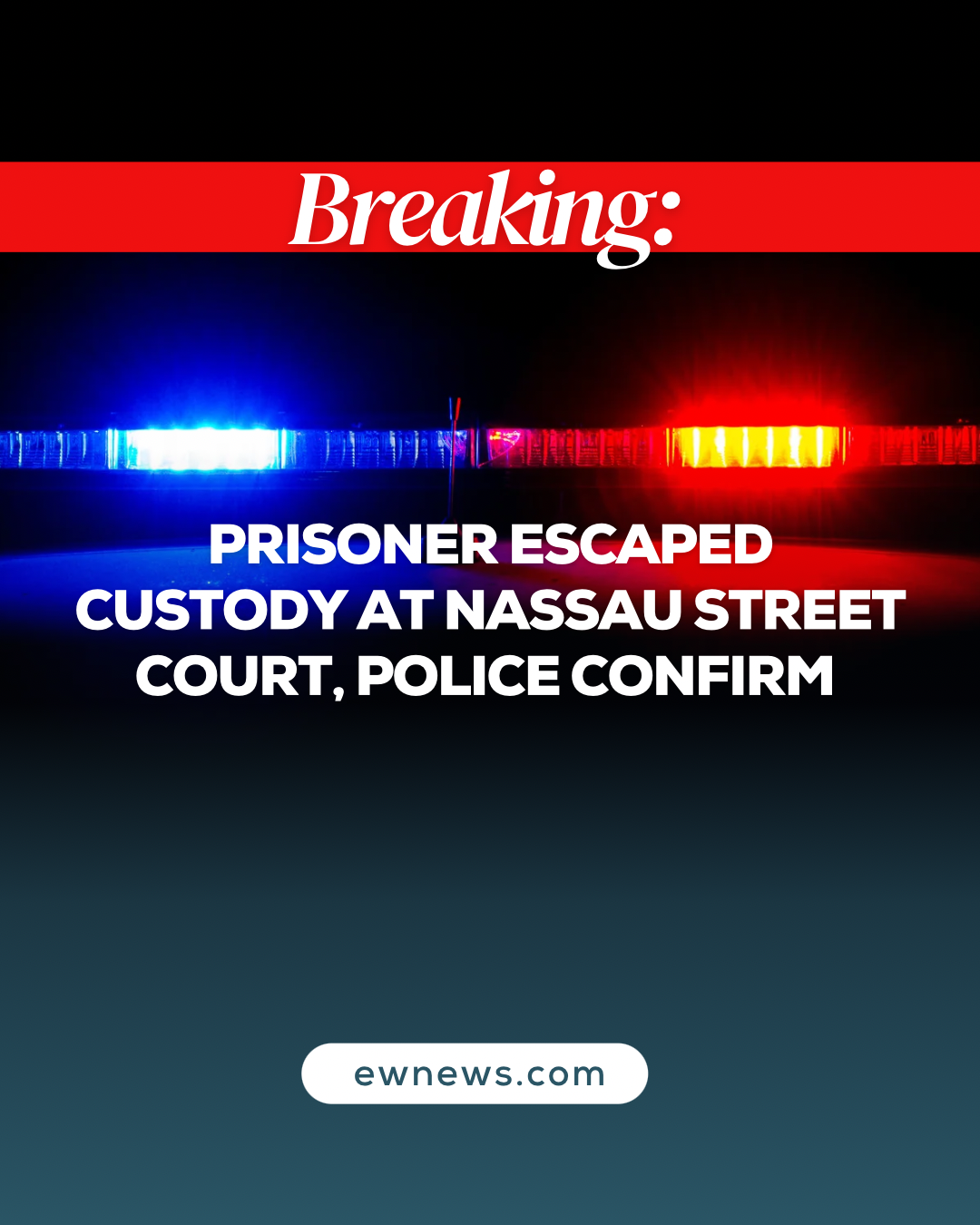 Prisoner escapes Nassau Street Court