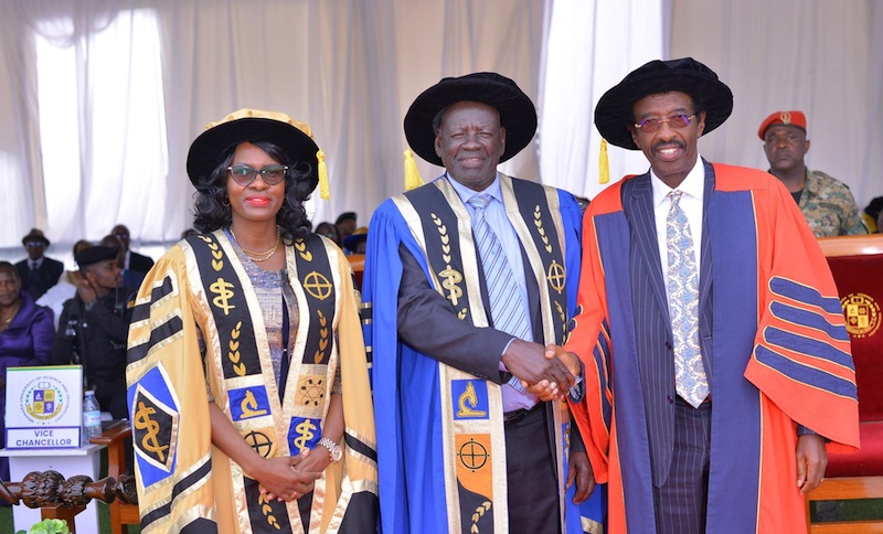 Prof Nyeko installed as new Mbarara University chancellor