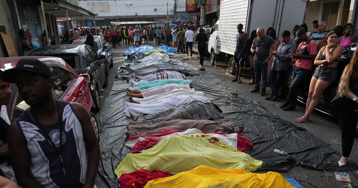 Protests erupt after police raid in Brazil leaves 119 dead and draws accusations of excessive force