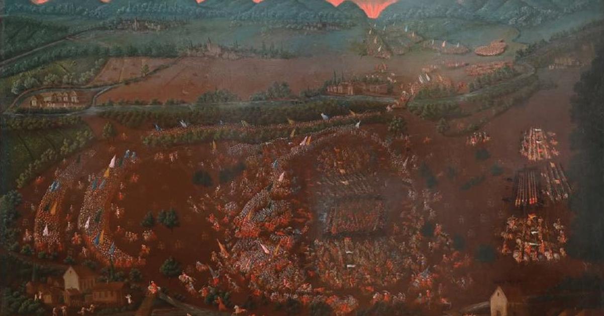 Rare painting of central Europe’s 1652 victory over the Ottoman Turks saved from ruin