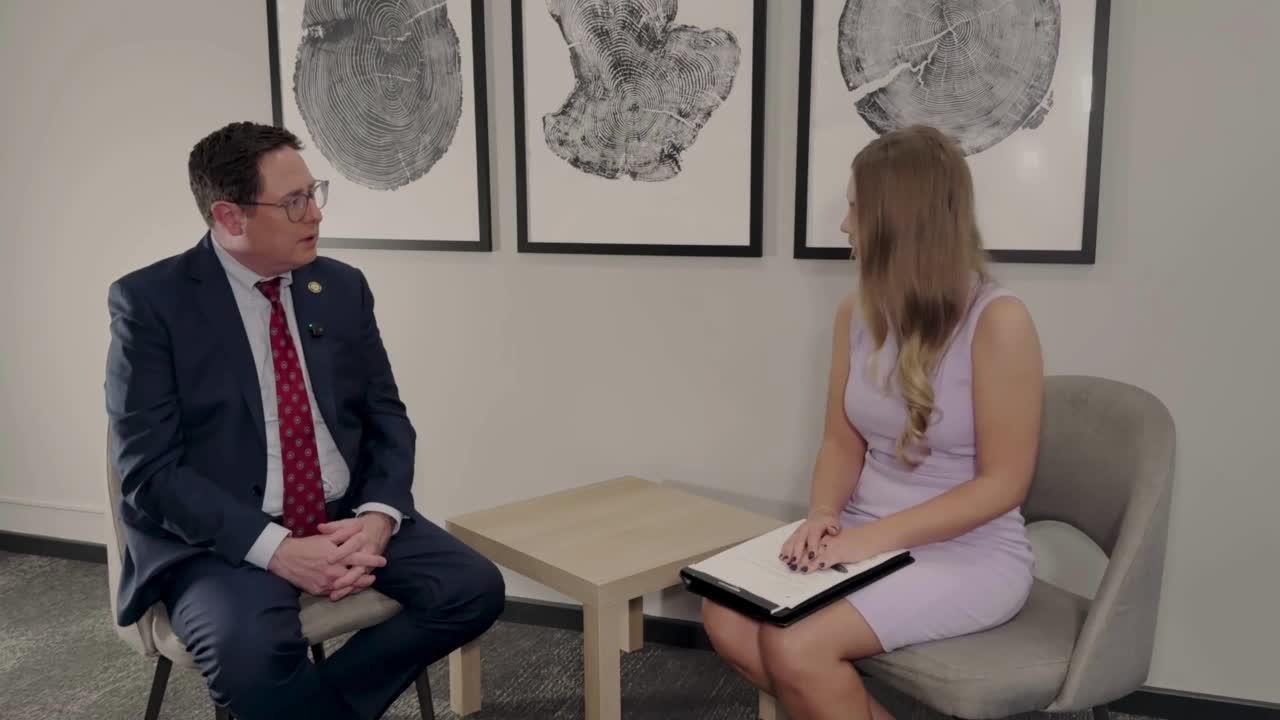 Rep. Mike Flood speaks with Channel 8 amid ongoing government shutdown