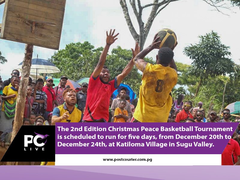 Second annual christmas basketball tournament continues peace mission in Sugu Valley