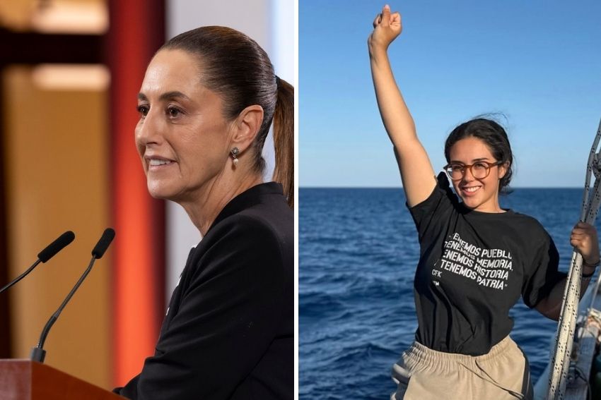 Sheinbaum calls for return of Mexicans detained by Israel in flotilla