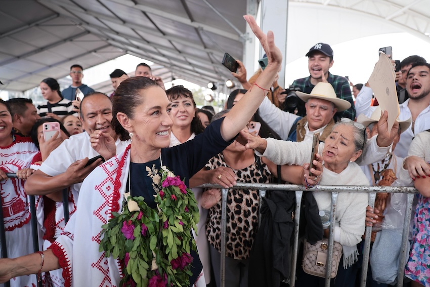 Sheinbaum's approval rating tops 70% at 1-year mark