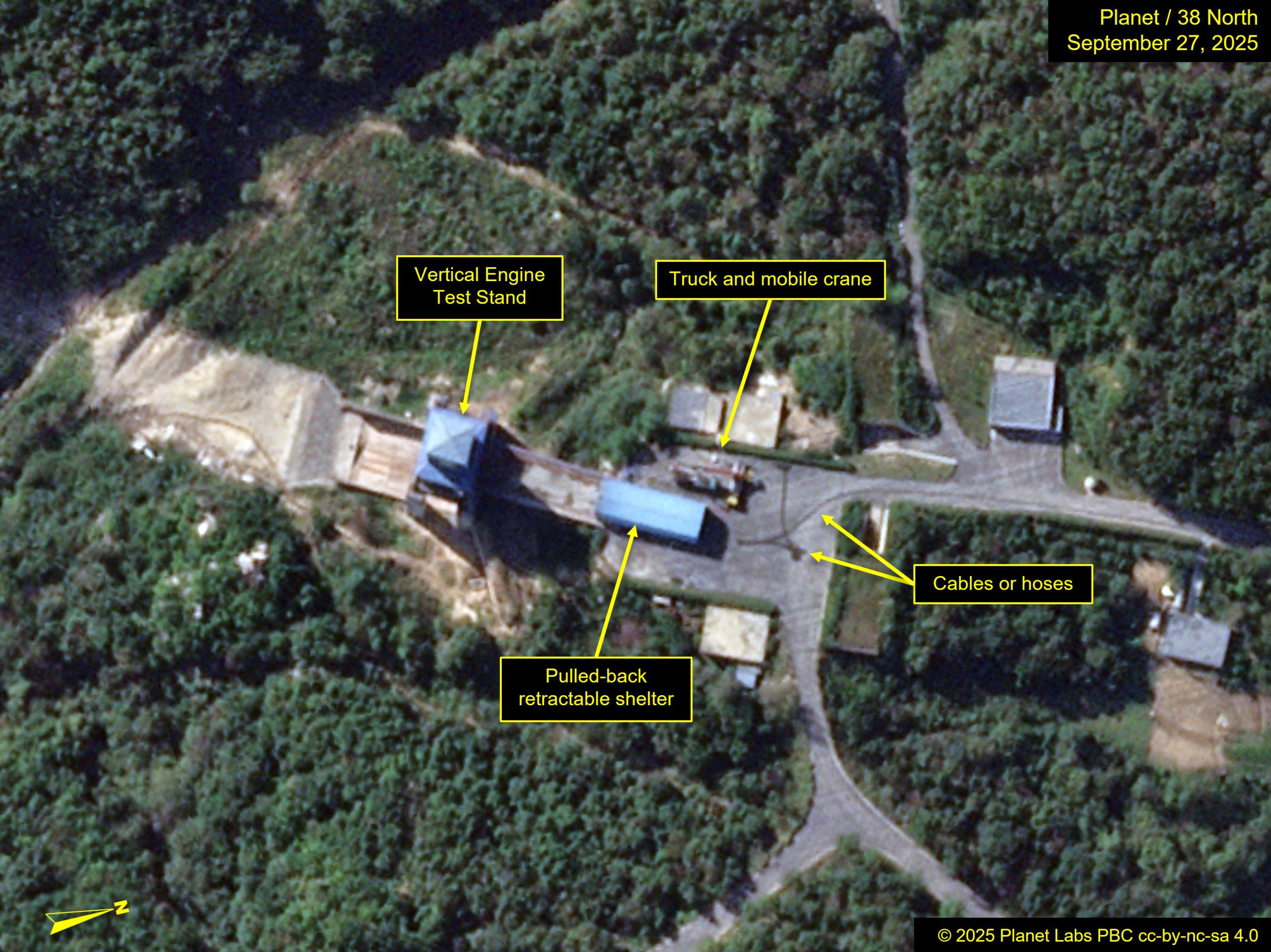 Sohae Satellite Launching Station: Signs of Engine Testing