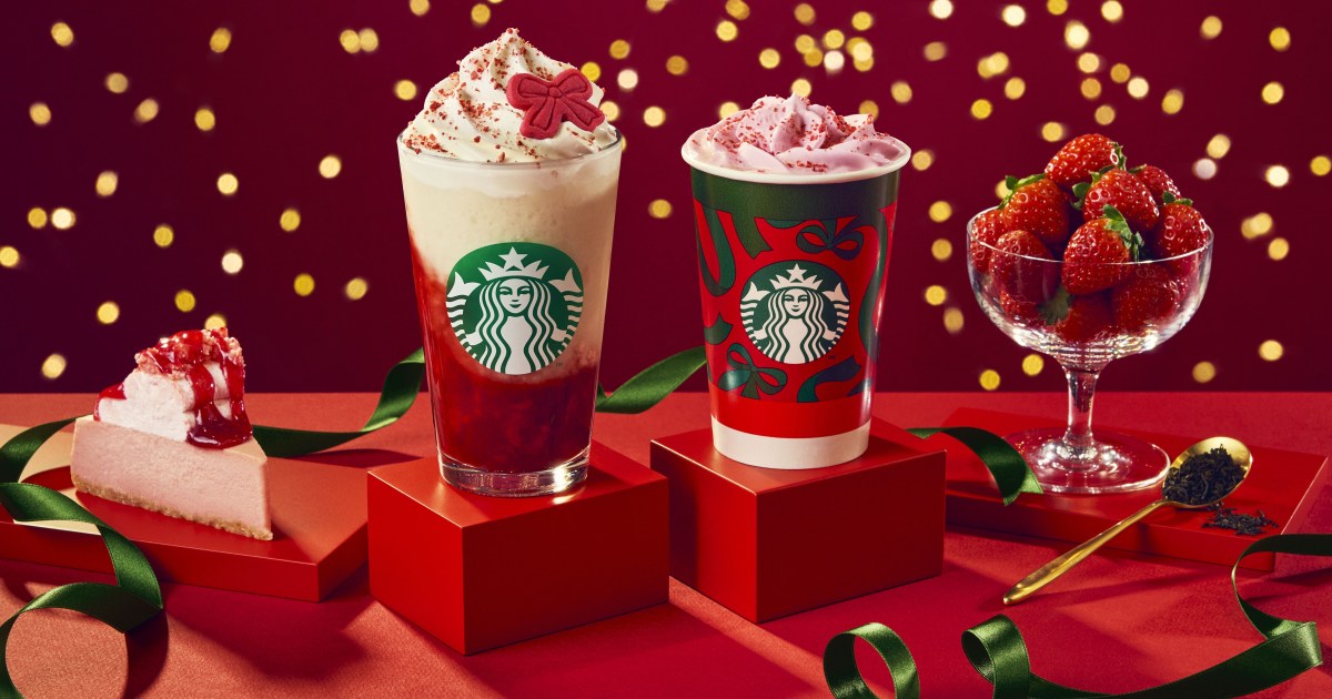 Starbucks Japan unveils new Christmas Frappuccino and holiday drinks for 2025