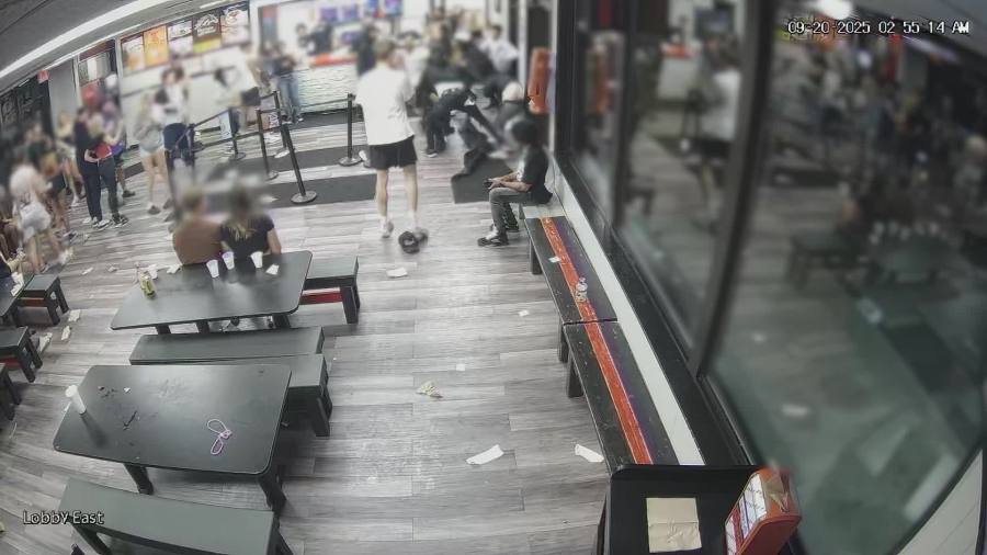 Surveillance video shows fight, shooting at Kalamazoo restaurant