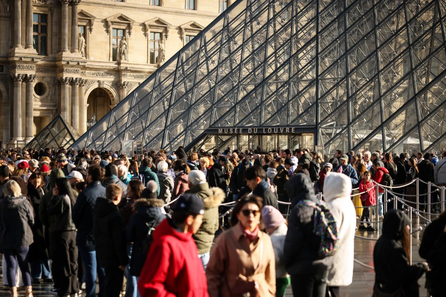 Suspects arrested over the theft of crown jewels from Paris' Louvre museum