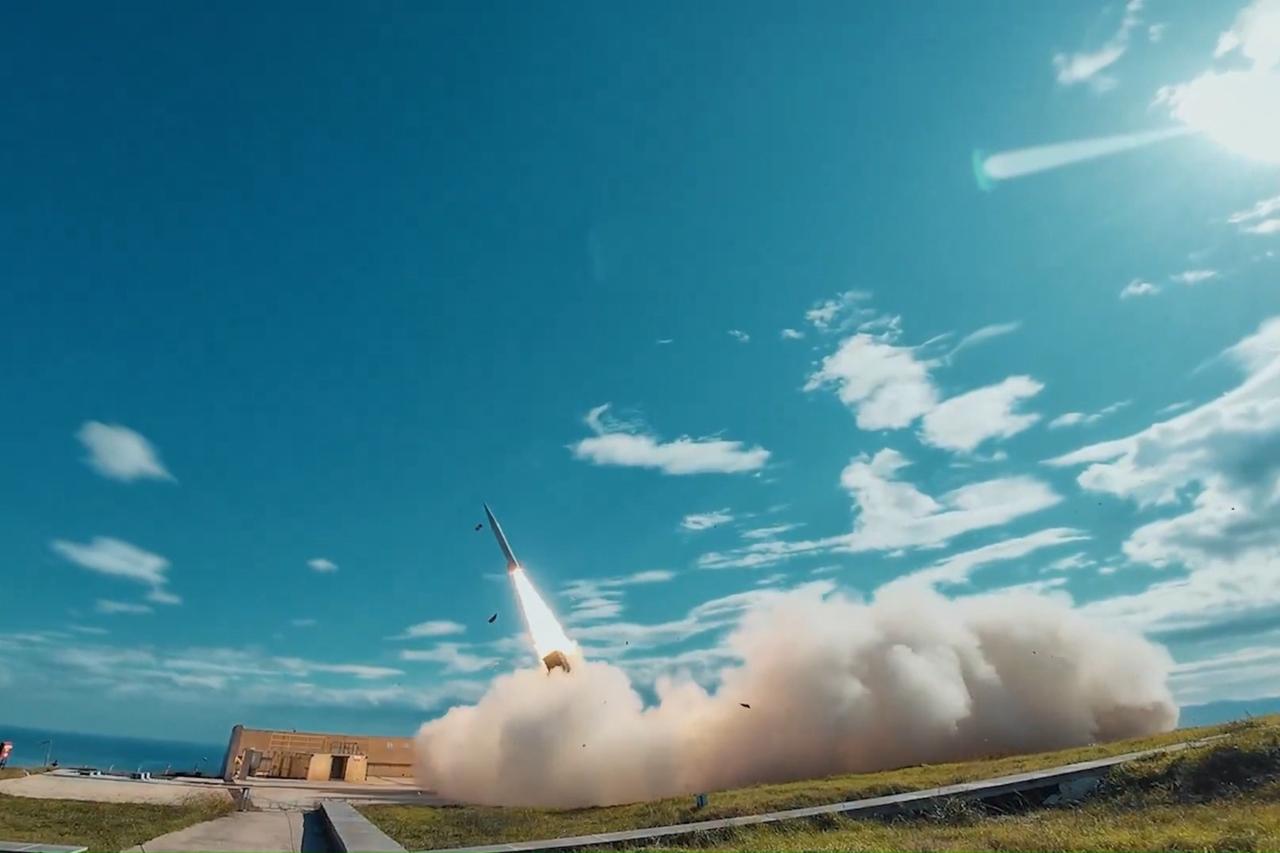 Roketsans Tayfun ballistic missile during its fleet acceptance test with precision strike on the target in Sinop, Türkiye, Oct 26, 2025. (Photo via X/@Roketsan)