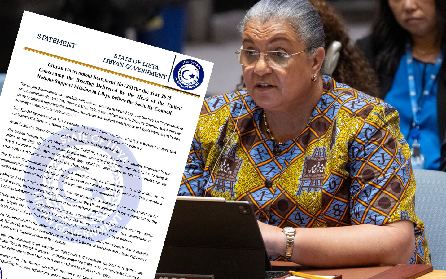 Libyan Government Accuses UN Mission of "Blatant Interference" and Overstepping Mandate