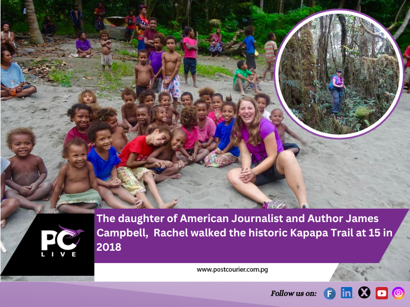 The unforgettable footsteps: The PNG Trail that remembers a 15-year-old American girl