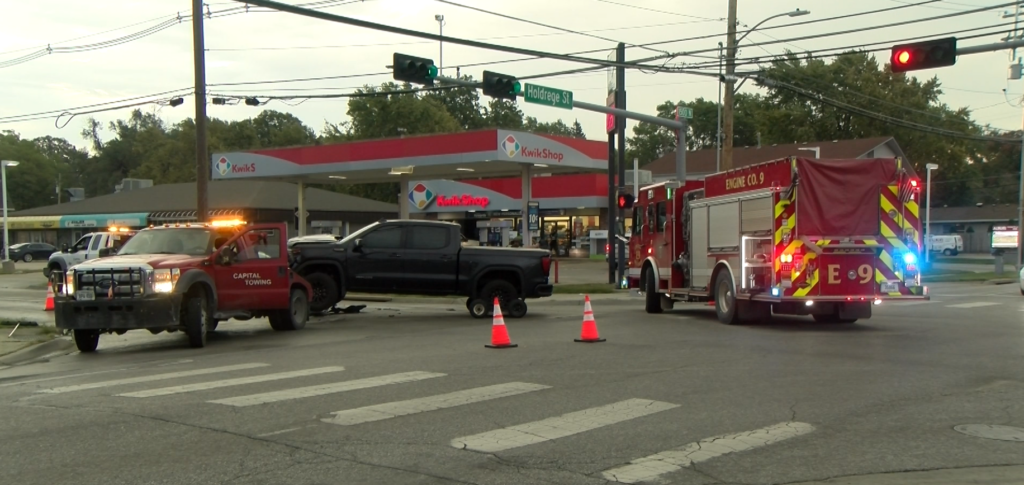 Three people hospitalized following two-vehicle crash in northeast Lincoln