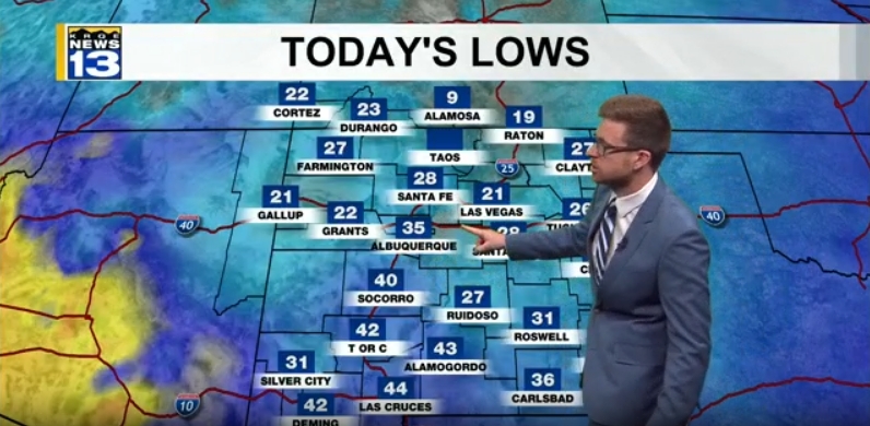 Trending cooler in New Mexico before temperatures warm up again