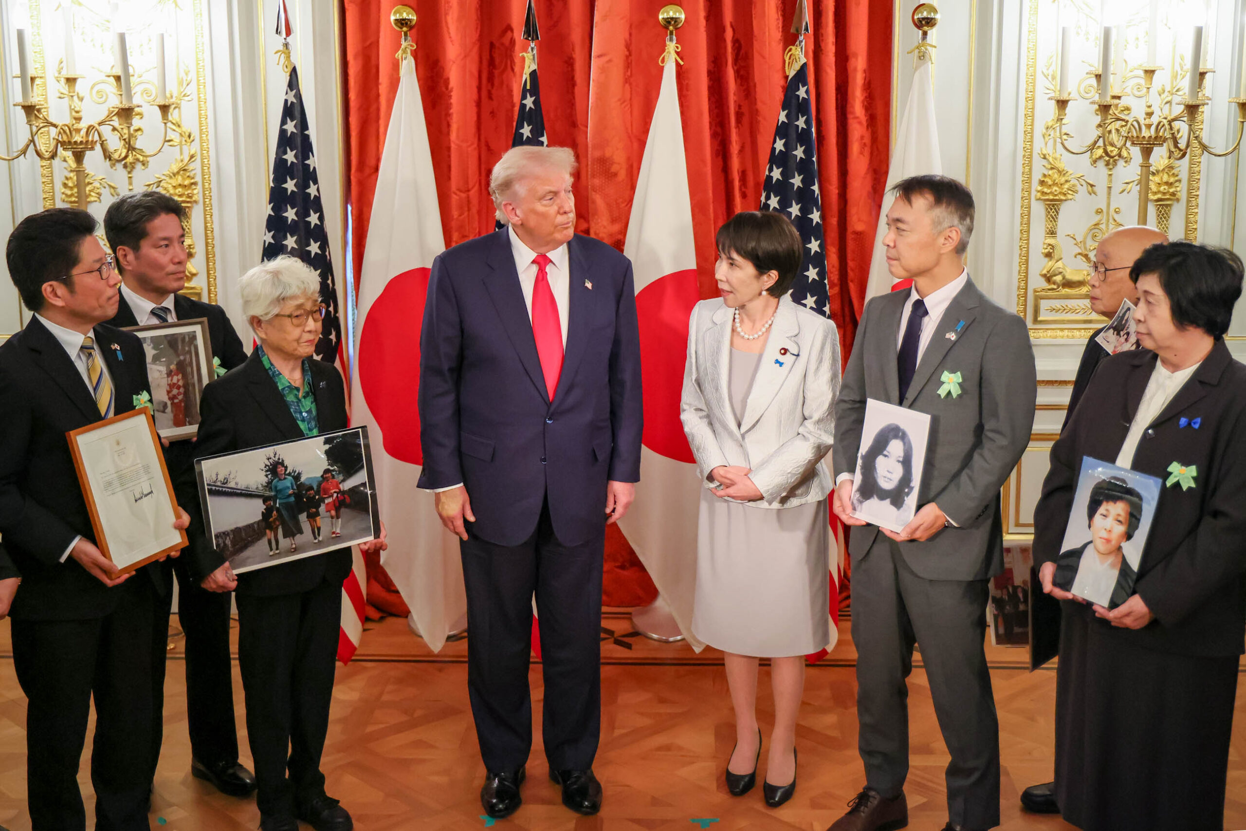 Trump tells families of Japanese abducted by North Korea that US is ‘with them’