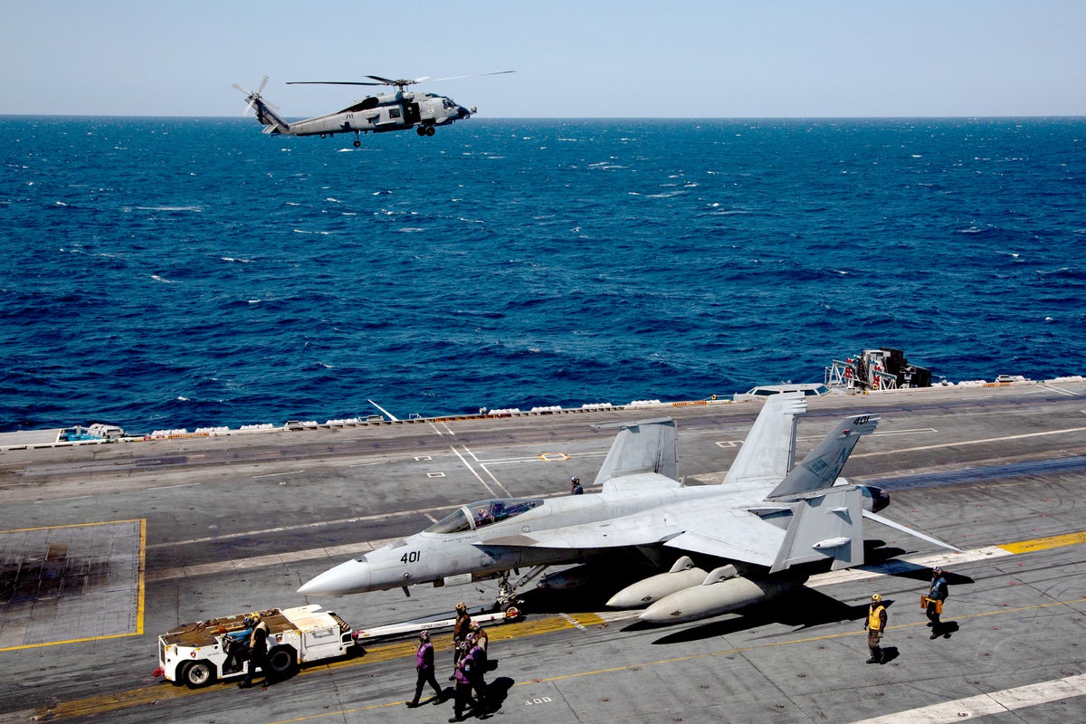 Two US Navy aircraft from same carrier go down 30 minutes apart in South China Sea