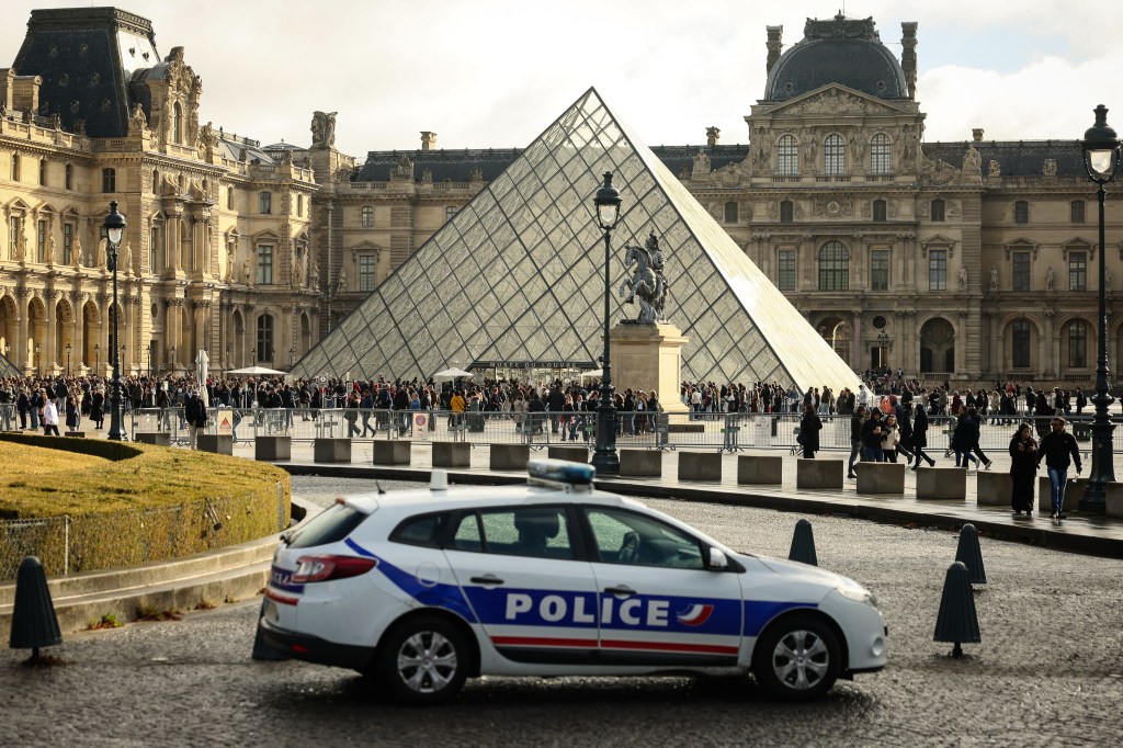 Two suspects arrested in Louvre jewels heist, two more sought