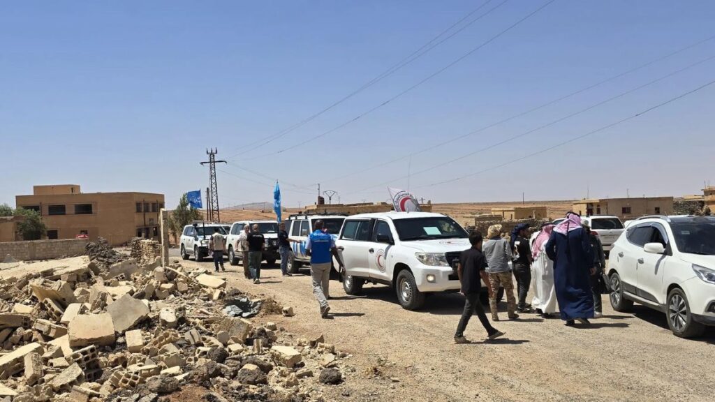 Joint inter-agency mission led by the UN Office for the Coordination of Humanitarian Affairs (OCHA) to Suwayda (southern Syria) - 19 August 2025 (OCHA)