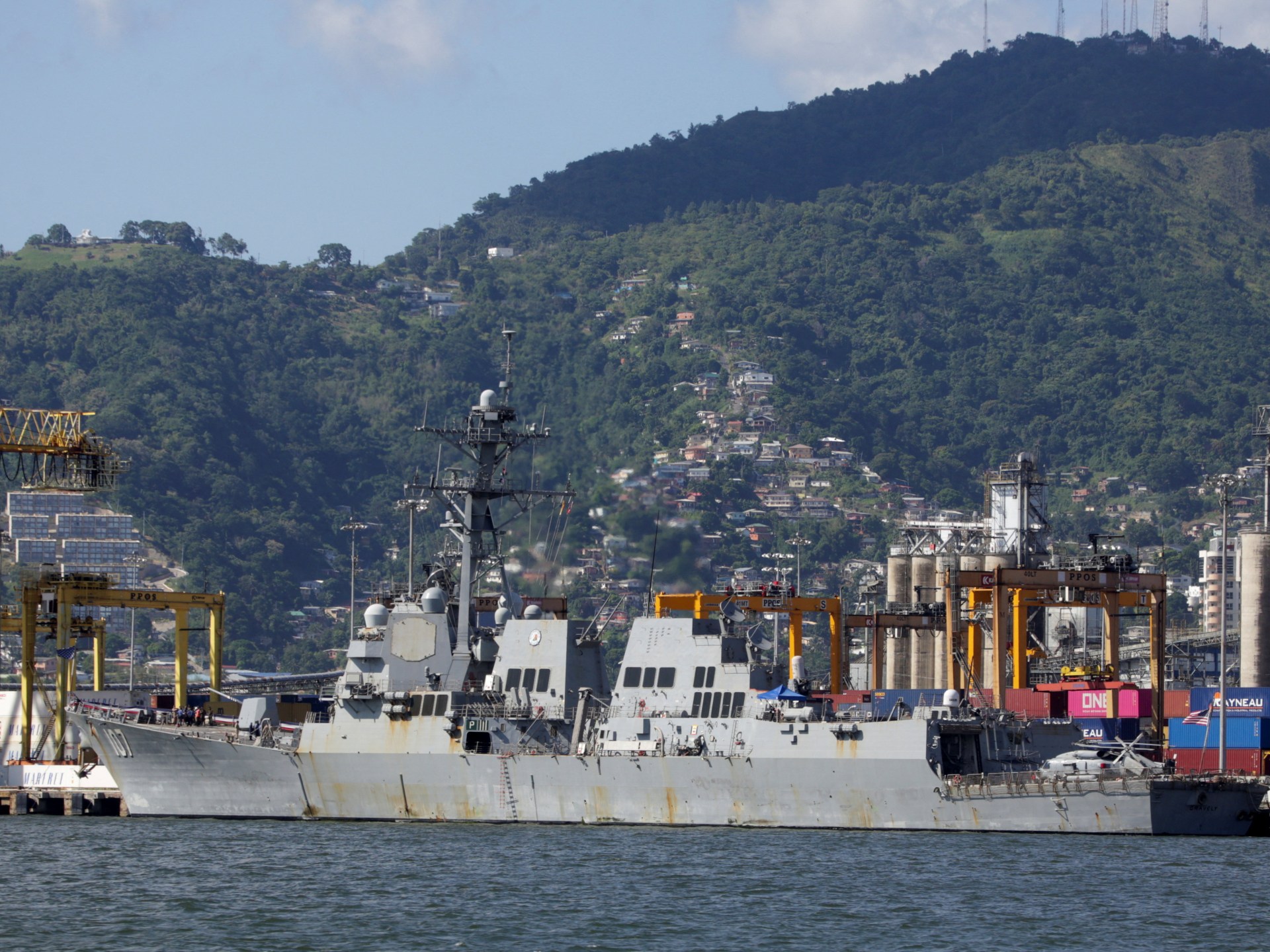 Venezuela suspends Trinidad and Tobago gas accord over US warship visit | Donald Trump News