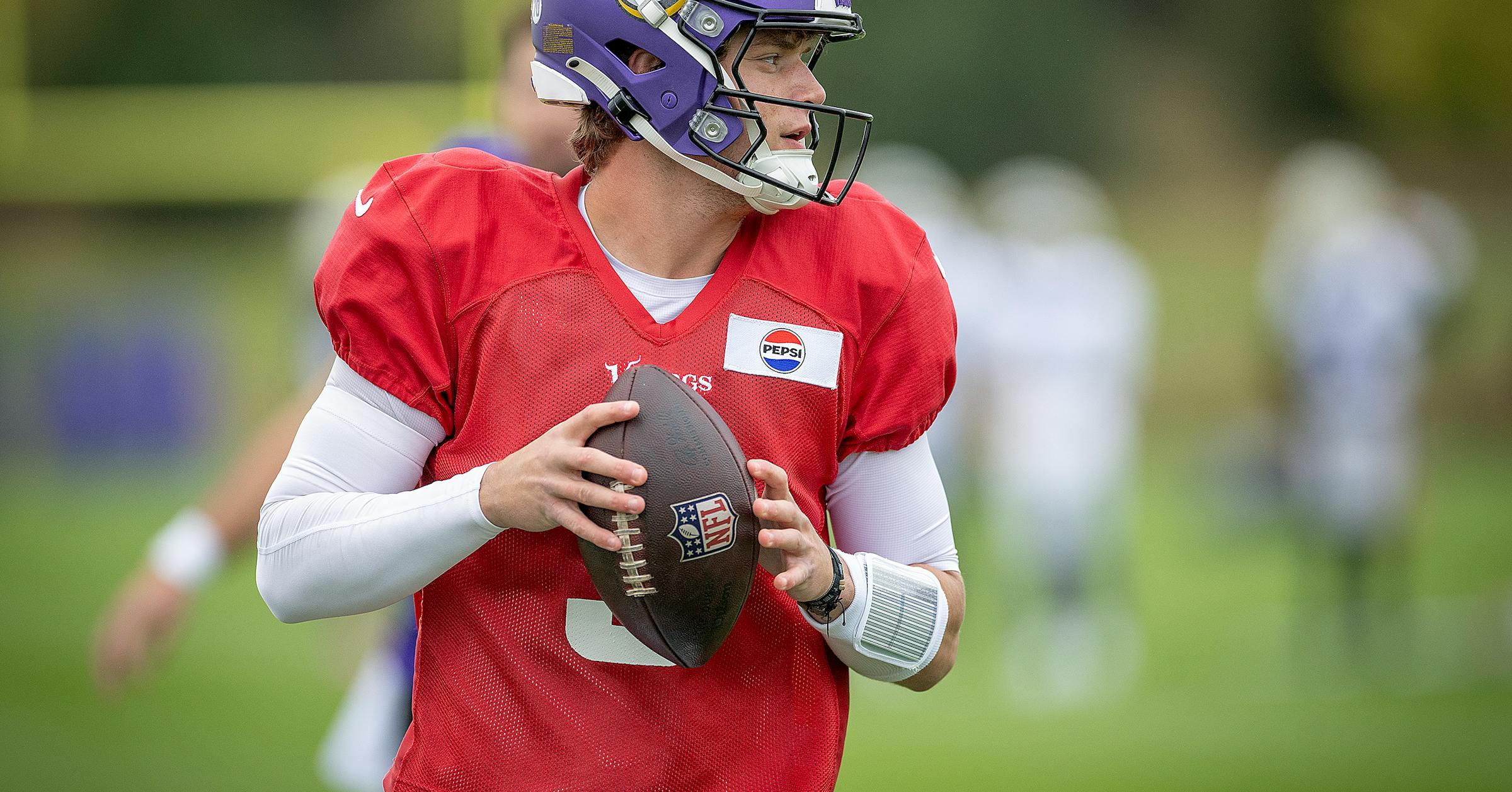 Vikings QB J.J. McCarthy says ankle is 'not 100 percent'