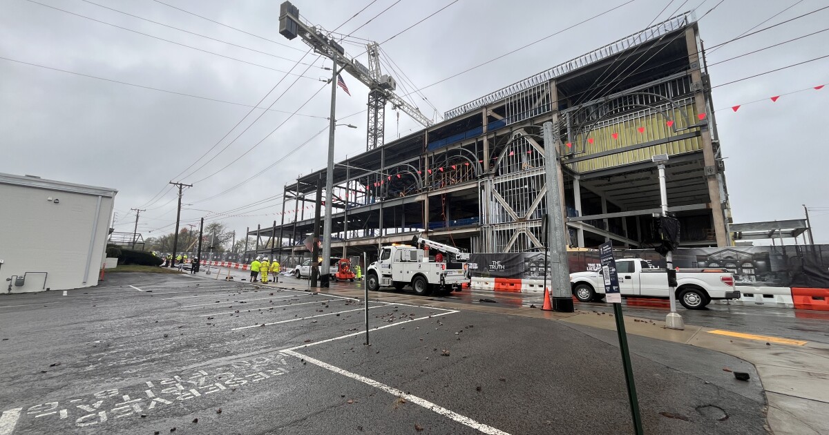 Water main break floods Chestnut Street, cuts service to nearby area