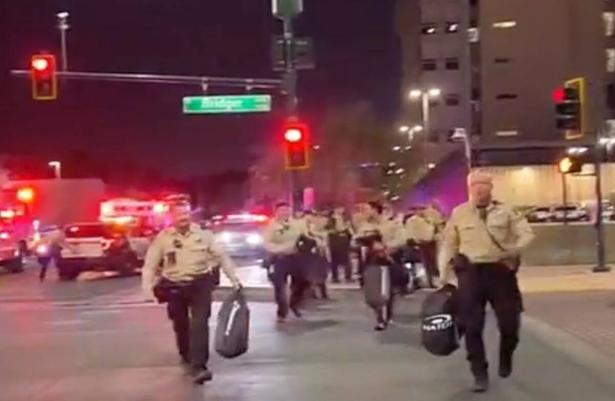 This video screenshot shows Metropolitan Police Department officers approaching Karlin Martinez ...