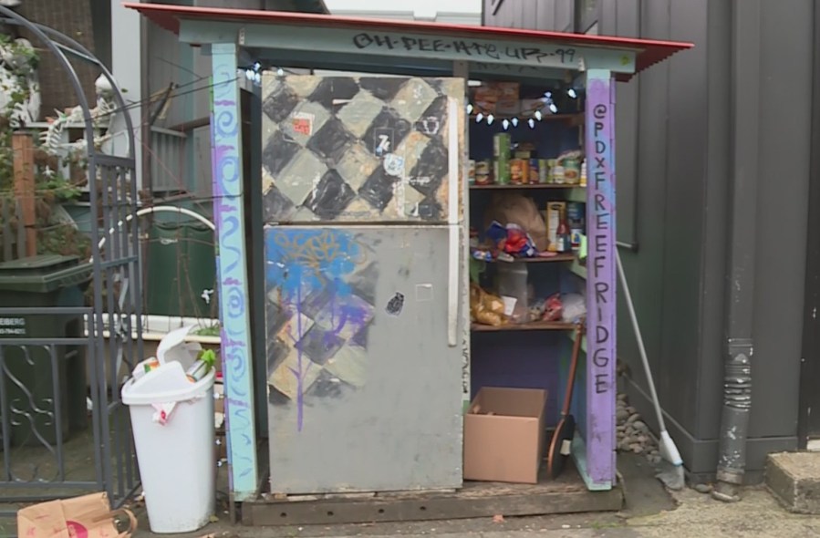 'Keeps us alive out here': PDX Free Fridges another resource for people facing SNAP cuts in Portland