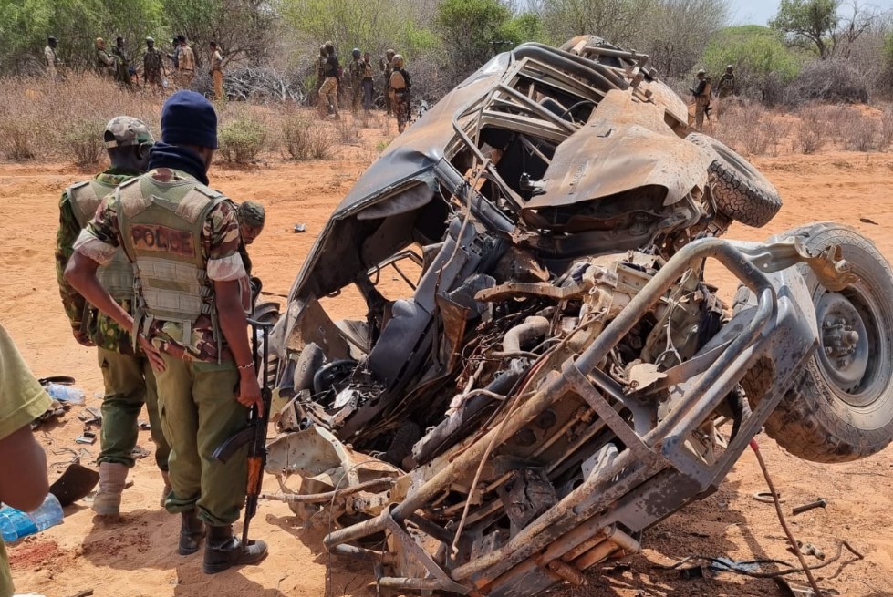 2 police officers killed, 3 critically injured in Garissa IED ambush