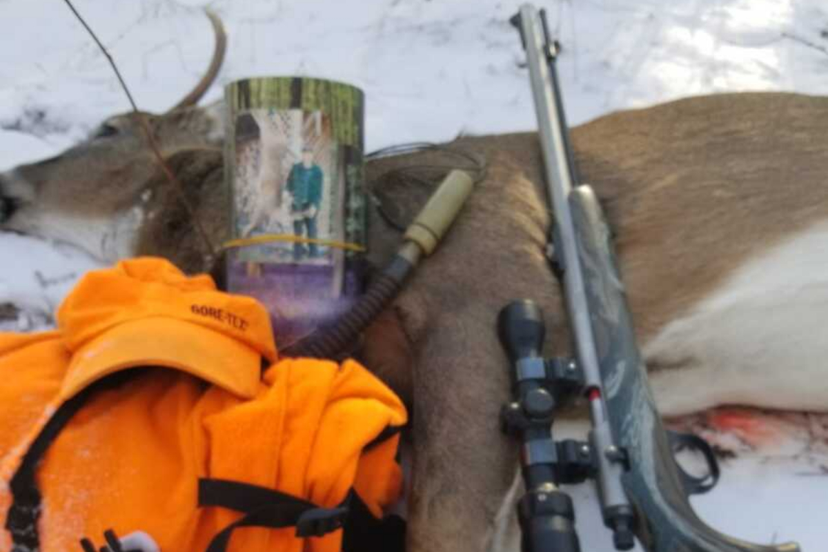 A Maine man took his friend into the woods for one final deer hunt