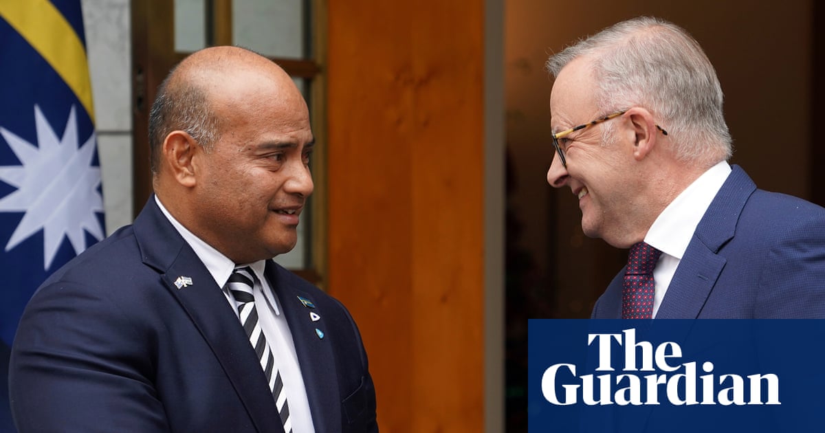 Albanese defends $2.5bn Nauru deal as transparency advocates warn taxpayer dollars could fuel ‘kleptocracy’ | Australian immigration and asylum