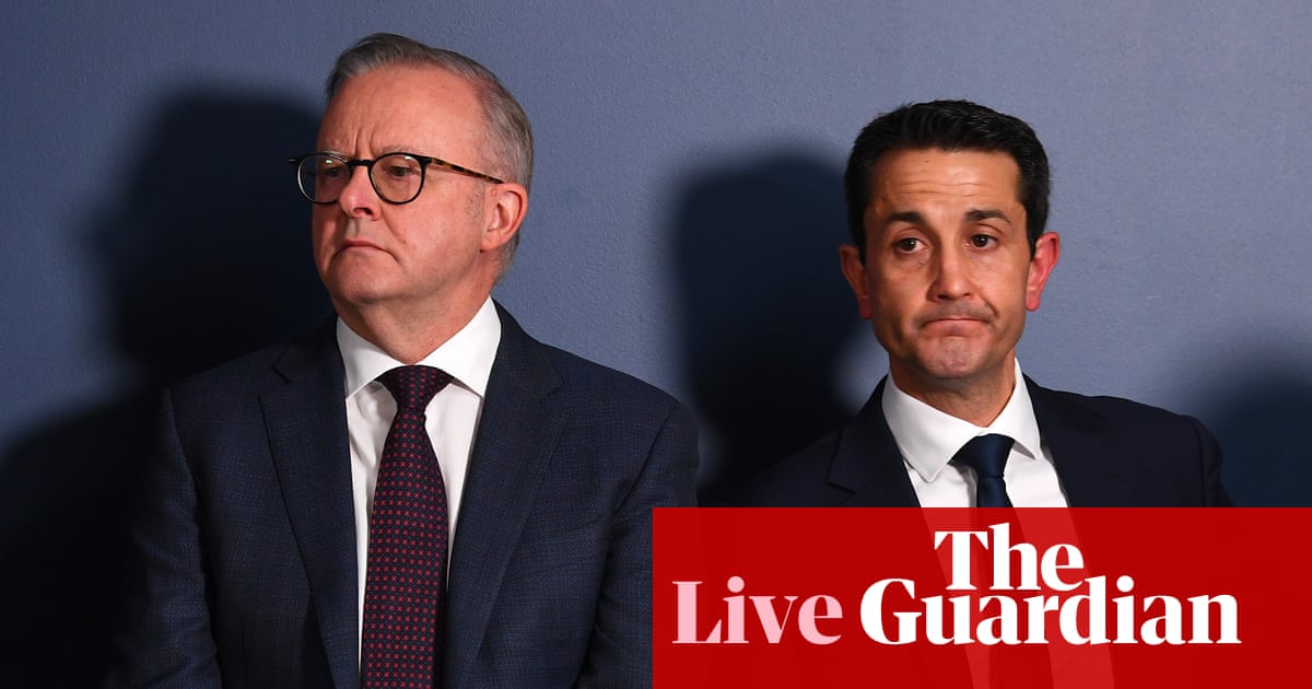 Australia news live: Crisafulli declares end to ‘cannoli diplomacy’ with Albanese over lack of hospital funding | Australia news