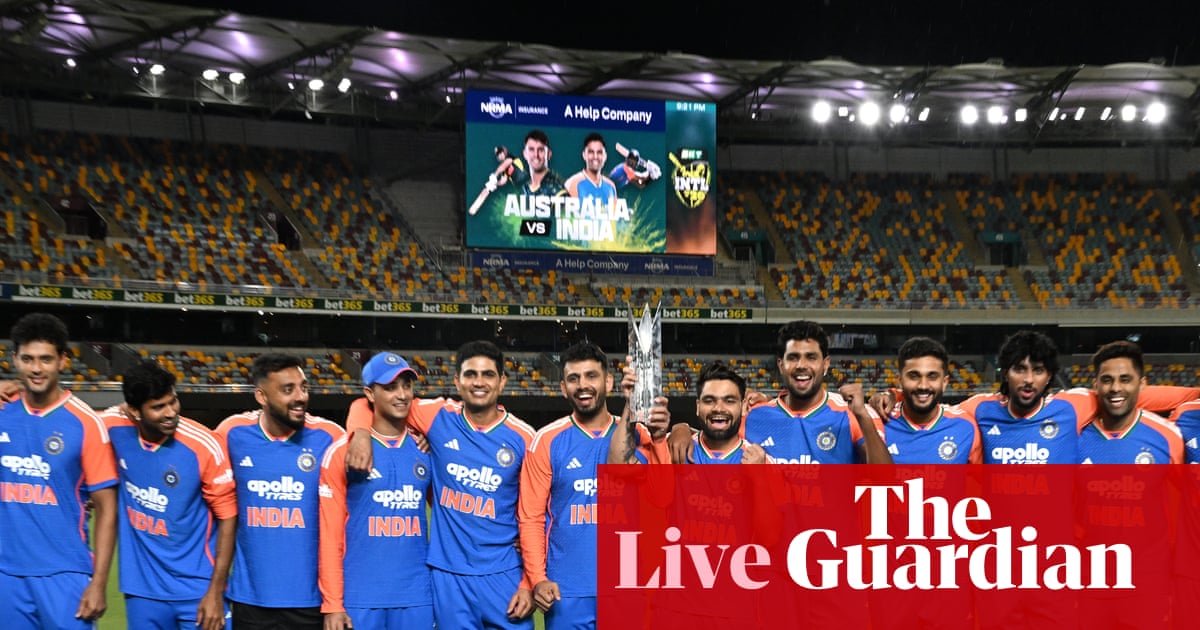 Australia v India: fifth men’s T20 international washed out to give tourists series victory | Australia cricket team