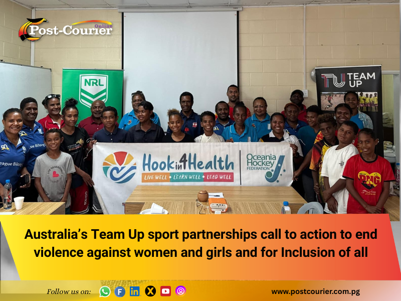 Australia’s Team Up sport partnerships call to action to end violence against women and girls and for Inclusion of all